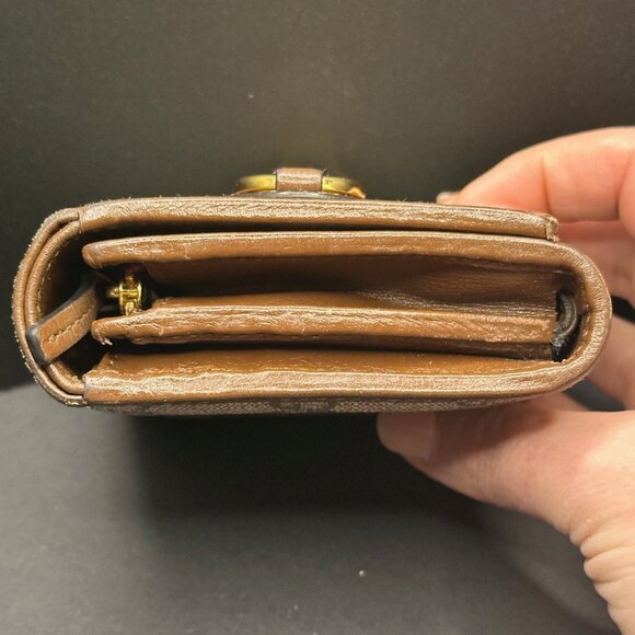 Gucci GG Supreme Monogram Horsebit 1955 Flap‎ Card Case Wallet - EUC - Picture 4 of 8